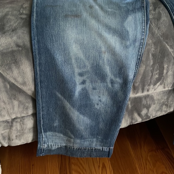 Ralph Lauren blue jeans NWT size 16W wide legs pristine condition - Picture 4 of 12